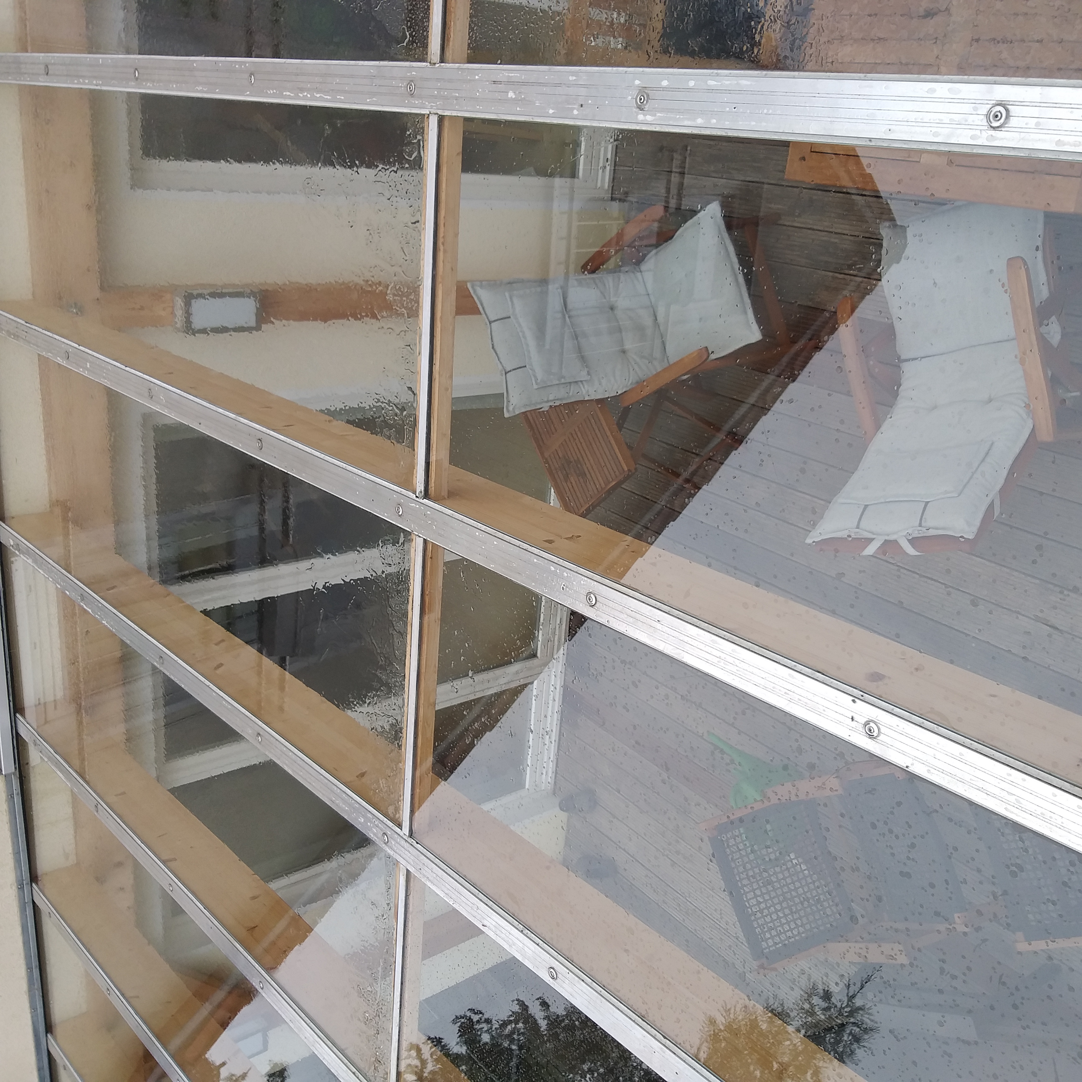 White walls with designer chairs